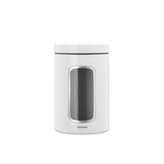 Контейнер для сыпучих продуктов с окном (1,4 л), Brabantia Белый
