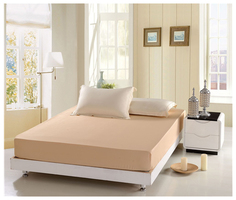 Простыня Valtery BP-08 цвет Светло-бежевый размер 90x200