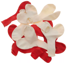 Набор воздушных шаров Action! Сердечки, 10 шаров