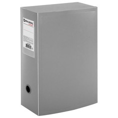 Короб архивный (330х245 мм), до 900 листов, серый BRAUBERG "Energy", 236855