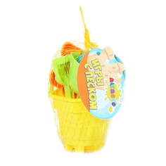 Набор Для Игр Altacto С Песком 6 В 1 Совки - 3 Шт., Грабли, Формочка, Ведёрко, 12 См