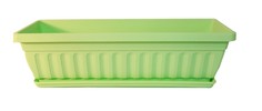 Ящик балконный с поддоном салатовый, 50см Кострома пластик