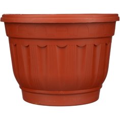 Кашпо с блюдцем №21 22 х 16,5 см 3,7 л No Brand