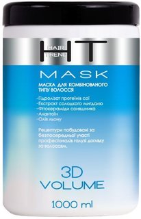 Маска для комбинированного типа волос "3D объем" HAIR TREND, 1000 мл
