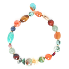 Браслет из бижутерного сплава с агатом р.20 Nature Bijoux NB20.2-13-33040