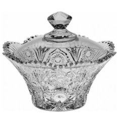 Конфетница 20,5 см с крышкой Crystal Bohemia "Sissi" 170079