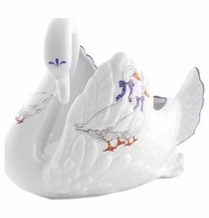 Конфетница h-17 х 21 см Leander "Лебедь Мэри-Энн Гуси" 078220