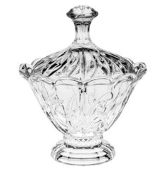 Ваза для конфет 21,5 см с крышкой н/н Crystal Bohemia "OASIS" 143407