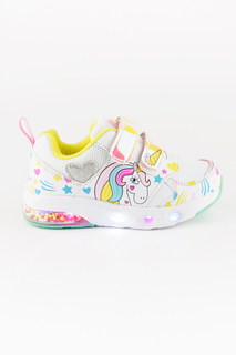 Кроссовки с подсветкой Kakadu 8954A цв. белый р. 29