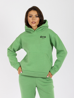 Худи женское DAIROS GD69301035 зеленое S