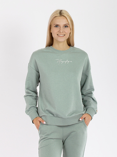 Свитшот женский DAIROS GD69301047 зеленый XS