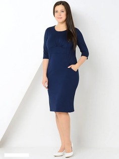 Платье женское La Fleuriss F3-3011P синее 48