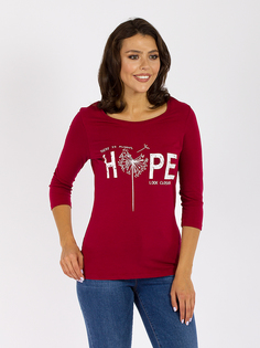 Лонгслив женский DAIROS GD69300882 бордовый S