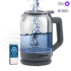 Чайник электрический Polaris PWK 1720CGLD WIFI IQ Home
