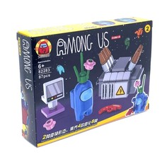 Конструктор Among us (Амонг ас) 87 деталей + 1 фигурка 6+ Wellywell