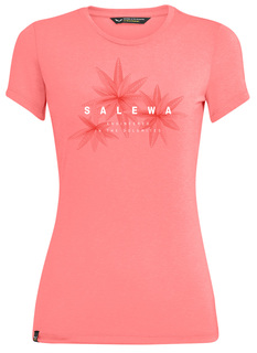 Футболка женская Salewa 00-0000028064_0060 розовая 38 EU