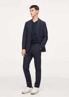 Костюмный пиджак slim fit из шерсти - Breda Mango