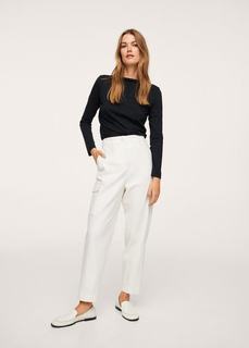 Лонгслив из хлопка - Saco1 Mango