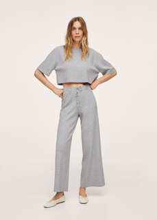 Укороченный топ из трикотажа - Kobi Mango
