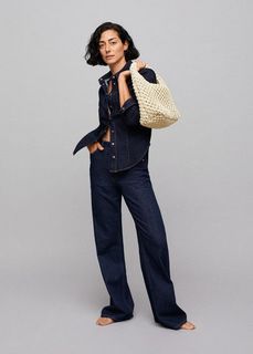 Плетеная сумка для ношения в руке - Calella Mango