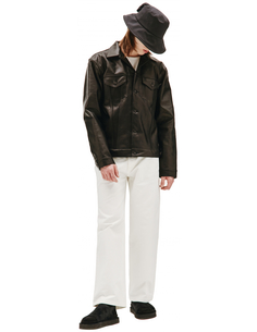 Кожаная куртка Yohji Yamamoto
