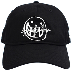 Черная кепка с принтом Yohji Yamamoto