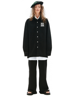 Черная джинсовая рубашка RAF Simons