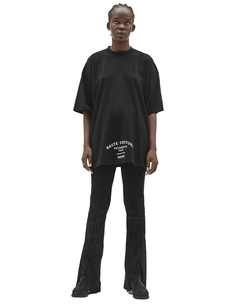 Черная футболка с принтом Haute Couture Vetements