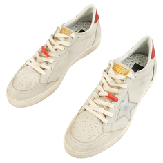 Серые кожаные кеды Ballstar Golden Goose
