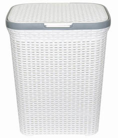 Корзина Виолет бельевая с крышкой Ротанг, 60 л Violet