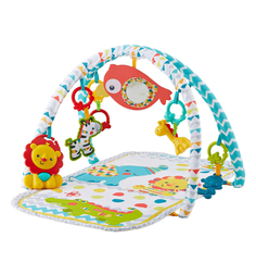Развивающий коврик Fisher-Price Цветной карнавал 3 в 1 40.5 х 53.5 х 6.5