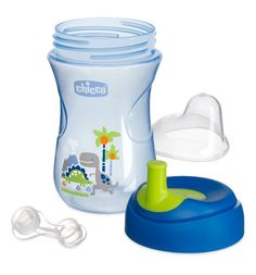 Поильник Chicco Advanced Cup с трубочкой, с 12 месяцев