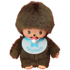 Мягкая игрушка Monchhichi Бэбичичи 15 см цвет: коричневый