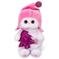 Мягкая игрушка Budi Basa Кошечка Ли-Ли BABY с елочкой 20 см