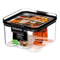 Sistema, Контейнер 460мл "Ultra", черный