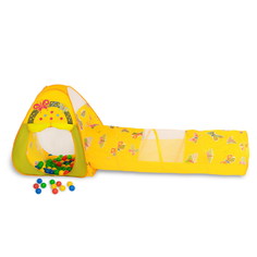 Игровая палатка Sevillababy Баттерфляй Треугольник + Тоннель + 100 шаров