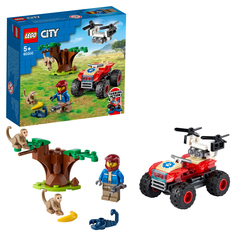 Конструктор LEGO City 60300 Спасательный вездеход для зверей