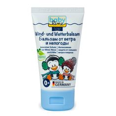 Бальзам от ветра и непогоды Baby Line только натуральные компоненты в составе, c рождения мл