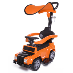 Каталка BabyCare Каталка Stroller кожаное сиденье,оранжевый