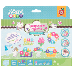 Набор для творчества PLAY ART AQUA dots Цветы Прекрасные букеты