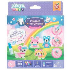 Набор для творчества PLAY ART AQUA dots Природа Милые питомцы