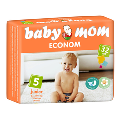 Подгузники BABY MOM ECONOM дышащие () шт.