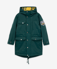 Полупальто зимнее с капюшоном Gulliver