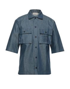 Джинсовая рубашка Maison KitsunÉ