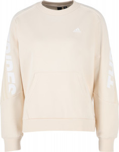 Свитшот женский adidas Wording Loose Fit, размер 48-50