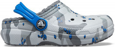 Шлепанцы для мальчиков Crocs ClassicLinedCamoCgK, размер 36-37