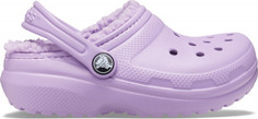 Шлепанцы для девочек Crocs Classic Lined Clog K, размер 36-37