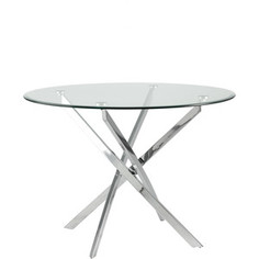 Стол круглый Stool Group Гидра 100 столешница стекло/ножки металл Z-213/100 GLASS + Z-213/100 legs
