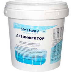 ДЕЗИНФЕКТОР Bestway 1кг ведро, быст.стаб.хлор в гранулах для обеззараживание воды