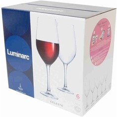 Набор бокалов для вина 6 предметов Luminarc Селест 580 мл (L5833)